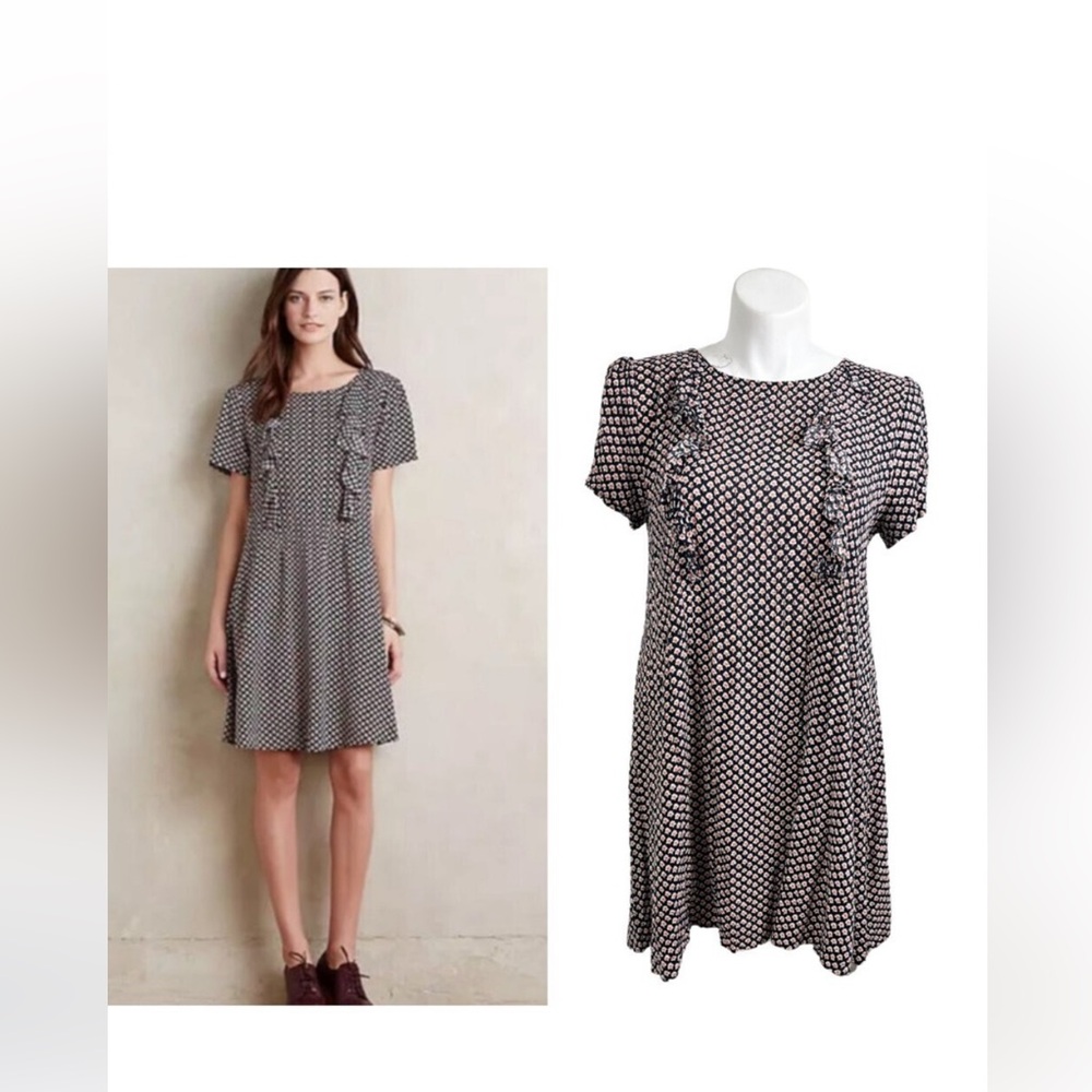 Anthropologie 11 Tylho Mini Shift Dress
